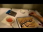 Painting Japanese Cherry Blossoms