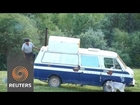 Kyrgyz inventor turns van into mobile sauna