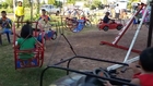 Pug Family Rides The Carousel.