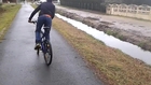 Double Bike Fail into Creek