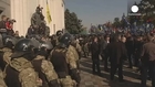 Ukraine nationalists out in force in Kyiv supporting WWII army