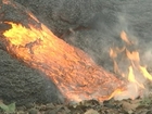 Raw: Lava Within 500 Feet of Main Town Road