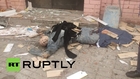 Ukraine: Bodies of shelling victims collected in Makeevka *GRAPHIC*