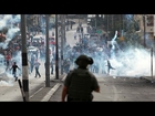 LIVE: Clashes erupt between Israeli forces & Palestinians protesting US decision