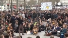 French students protest over labour reforms