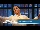Jada Pinkett Smith on Working with the Hot Men of Magic Mike XXL - Late Night with Seth Meyers