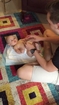 Baby Laughs Uproariously When Tickled by Her Dad