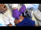G-tube care on a pediatric homecare patient
