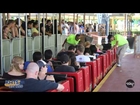Colossus At Six Flags Magic Mountain Last Ride On 8-15-2014 - Santa Clarita - KHTS