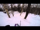 Extreme Ryan (12) in the woods off the Jet Lift at Jay Peak, VT