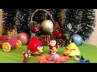 Play Doh ( animation ) Christmas Surprise Egg,s with Santa Claus and Angry Birds