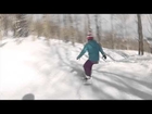Kasey Kelley Snowboarding in Park City 2014