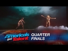 Freelusion: Dancers Tell Dramatic Story With Video Art - America's Got Talent 2015