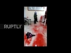 Ukraine: Synagogue in Uman vandalised with fake blood and pig’s head bearing swastika