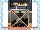 24 Bottle Stackable Wine Cube (Pine) by VinoGrotto - Exclusive 12-inch deep design. 12 depth