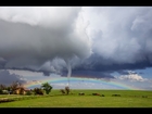 5/9/15 Eads to Cheyenne CO Rainbow with Tornado and After Dark Tornadoes in Kansas