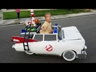 Jeremy's Ghostbusters Ecto-1 Wheelchair Costume