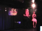 Funny Video: Hot Girl visits Ripper the Clown Stand up Comedy set re: CRAZY MALE STALKER