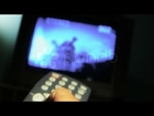 Surfing Television Channels. Stock Footage