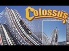 Retro Colossus Roller Coaster POV from 1986 Six Flags Magic Mountain