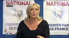 Pour Marine Le Pen, les Français ne veulent plus être dirigés par Bruxelles