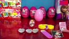 6 Surprise eggs Kinder Surprise HELLO KITTY My Little Pony MIckey Mouse Clubhouse Minne Mouse
