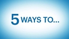 5 Ways To... - Series Trailer