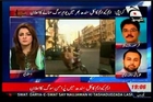 GEO Tez @7  Ayesha Ehtisham with MQM Qamar Mansoor  (1 May 2014)