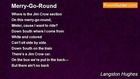 Langston Hughes - Merry-Go-Round