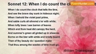 William Shakespeare - Sonnet 12: When I do count the clock that tells the time