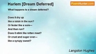 Langston Hughes - Harlem [Dream Deferred]