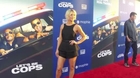 Stars Showcase the Latest Fashion Trends at the Let's Be Cops Premiere