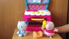 Peppa Pig cooks for Hello Kitty - Peppa Pig cooking toys - Hello Kitty Kitchen Set