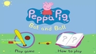 Peppa Pig Playing Bat And Ball Game - Gameplay