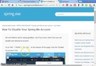 How To Disable Your Spring.Me Account