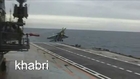 F16 FIGHTER JET STALLED in aircraft carrier during landing