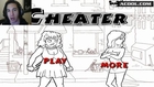 WARNING GORY! - WHACK THE CHEATER (Flash Game)