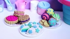 FROZEN Picnic Basket Playset Play Doh Lollipops Cake Dessert DIY Play - Doh Creations