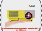 EUG 500D  Mini Portable LCD LED Home Cinema Theater Projector HD Support 1080p With USB SD