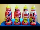 4 Surprise Eggs Minnie Mouse Toys Unboxing Drinks from Poland 2013 Huevos Sorpresa