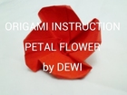 Origami Petal Flower Instruction