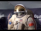 Orlan-DMA space suit, Cité de l'espace, Toulouse, France, Europe